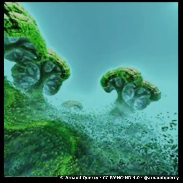 Invitation dans le jardin des Dryades - Essais Fractals