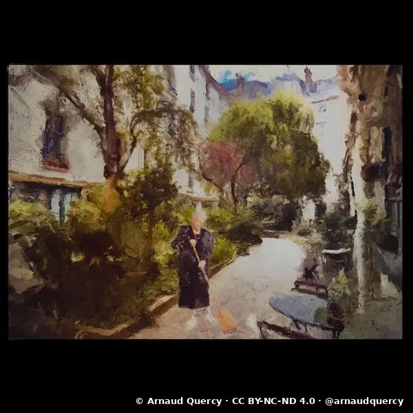 La vieille femme au balai
