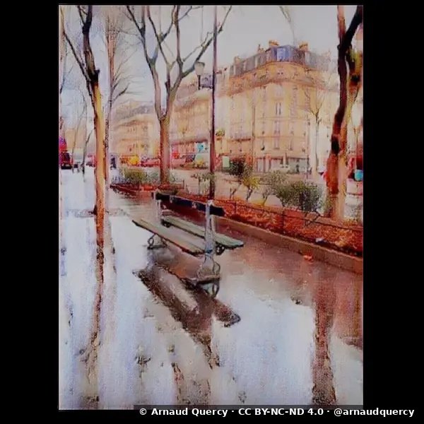 Le Banc du Boulevard de Port Royal, Paris