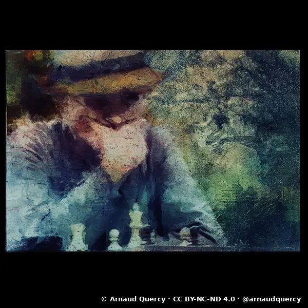 Le joueur d'échecs - Jardin du Luxembourg, Paris