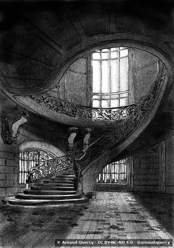 Escalier, Art Nouveau - Petit Palais, Paris