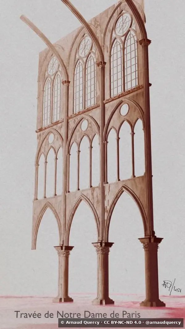 Trav‚e de Notre Dame de Paris