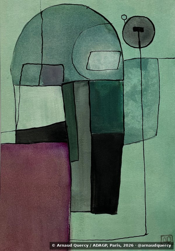 Étude à l'aquarelle en Si bémol mineur n° 1