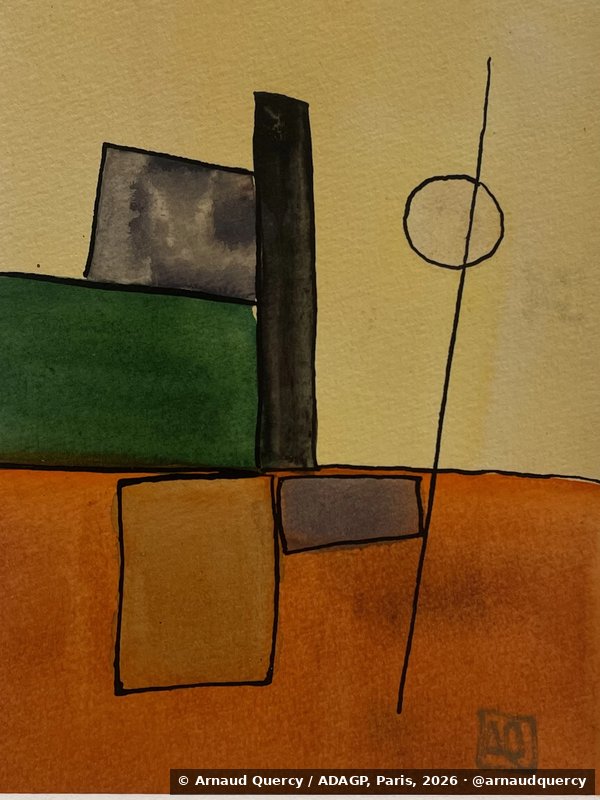 Étude à l'aquarelle en Ré majeur n° 1