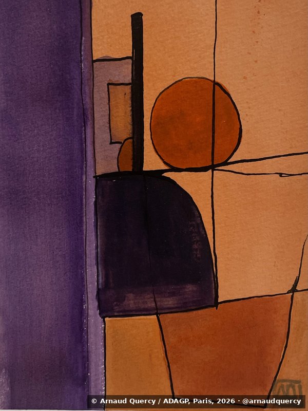 Étude à l'aquarelle en Ré mineur n° 1