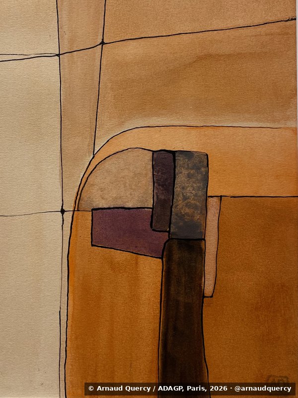 Étude à l'aquarelle en Ré mineur n° 4