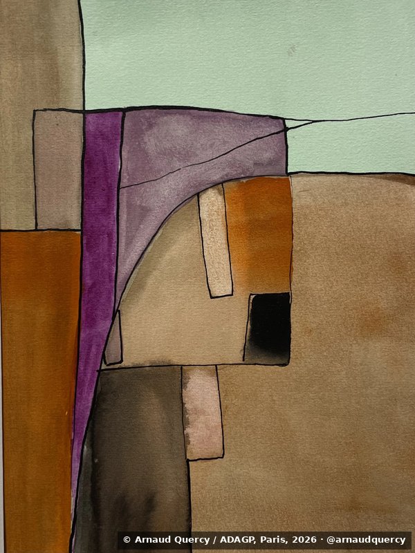 Étude à l'aquarelle en Ré mineur n° 5