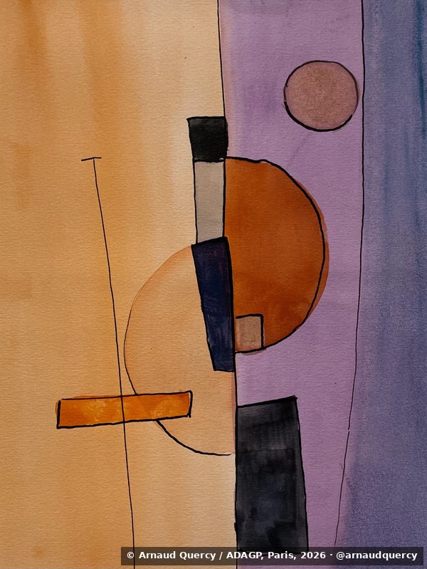 Étude à l'aquarelle en Mi bémol Maj7 n° 1