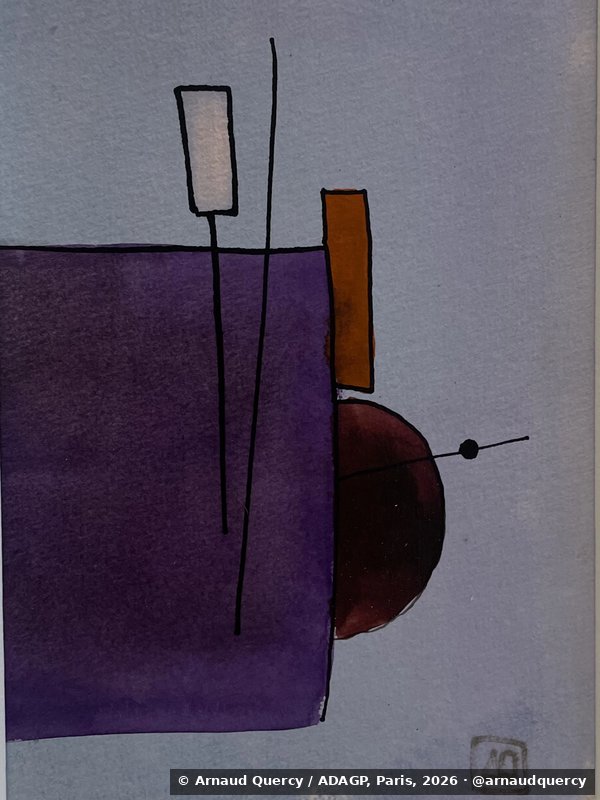 Étude à l'aquarelle en Fa mineur n° 1